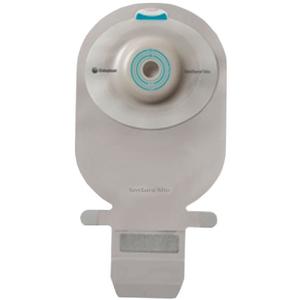 SenSura® Mio One-Piece Drainable Pouch with Easiclose WIDE-Outlet, Opaque with inspection window 11" (28cm), Convex Deep, Stoma Opening 1" (25mm) - Box of 10