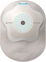 SenSura® Mio One-Piece Drainable Pouch with Easiclose WIDE-Outlet, Opaque with inspection window 11" (28cm), Concave, Stoma Opening 2" - 2-3/8" (50mm - 60mm) - Box of 10