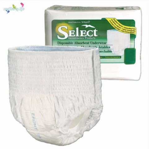 Tranquility Essentials Premium Protective Underwear, Youth (38-65lbs), 96/Case