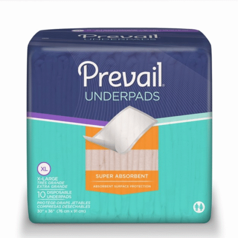 Underpad, Disposable, Super Absorbency, 30x36in. Peach, 40/Case