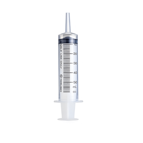 Syringe Only, 60cc Catheter Tip - 20/Box