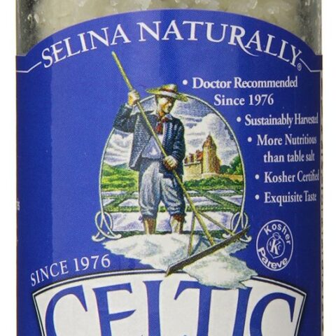 Celtic Sea Salt: Light Grey Celtic Sea Salt Grinder