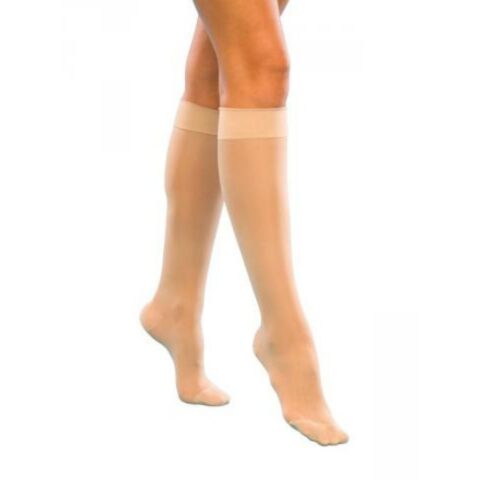 Sigvaris Sheer Fashion Women's Stockings, 15-20mmHg, Size B, Closed Toe, Black (Pair)