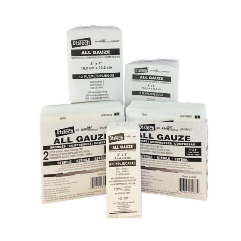 Ritmed® DisTech® Gauze Sponges, Sterile, 8-ply, 2" x 2" - 2's (Box 50 pcs)