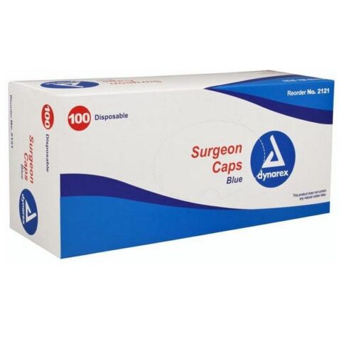 Surgeon Cap,Operating Room,Blue - Box Of 100