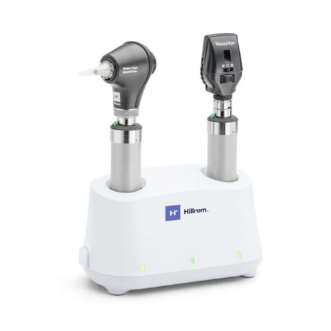 Welch Allyn® Diagnostic Charger & Desk Set w/Ophthalmoscope, Otoscope, Power Handles