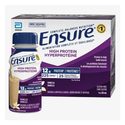 Ensure® High Protein Nutrition Shake, Ready to Drink, Various Flavors
