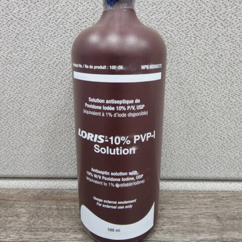 Povidone Iodine Prep Solution, 10% - 500ml Bottle