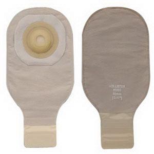 Premier One-Piece Drainable Pouch, Pre-Cut Stoma Opening 1-1/2" (38mm), Beige 12" (30cm) - Box of 5