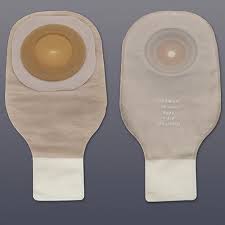 Premier Ceraplus Convex One-Piece Drainable Pouch, Cut-to-Fit Stoma up to 2" (51mm), Beige 12" (30cm) - Box of 5