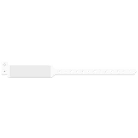 ID Band 3220 Series, Adult, Tri-Laminate, Wideface Imprint, White