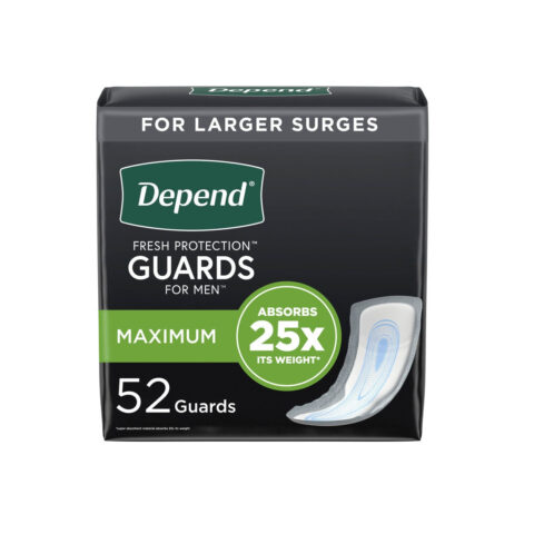 Incontinence Guards for Men, Maximum Absorbency