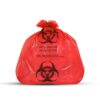Biohazardous Waste Bags, Red, 1.2 mil, 25" x 34"