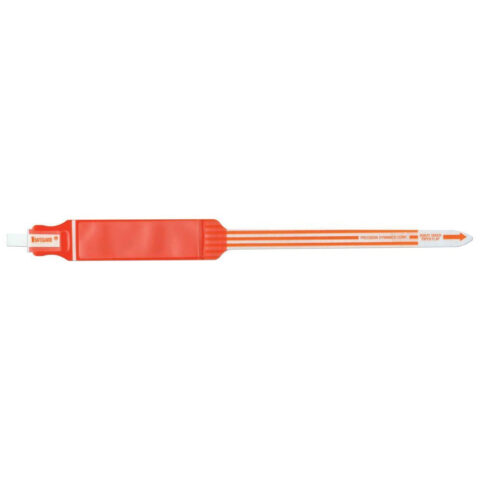 SafeGuard® Insert Wristband Trilaminate Adhesive Closure, Adult, Orange, 1-1/8" x 13"