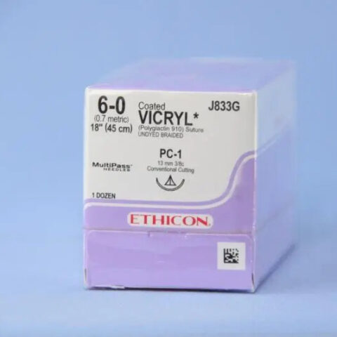 Suture 6/0 Vicrylk Pc-1 - Box Of 12