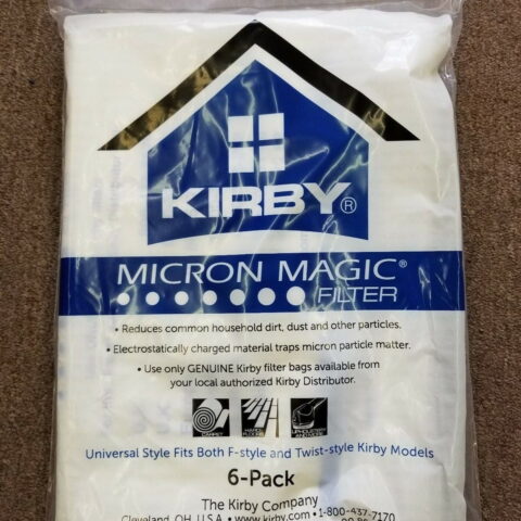 KIRBY VACUUM CLEANER WHITE CLOTH micron magic BAGS F STYLE G4 G5 G6 G7 G7D G10D