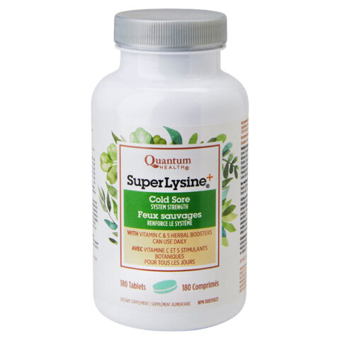 Quantum Health SuperLysine+ Cold Sore System Strength Tablets - 180's
