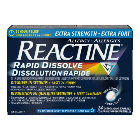 Reactine Allergy Extra Strength Rapid Dissolve Tablets - 24's