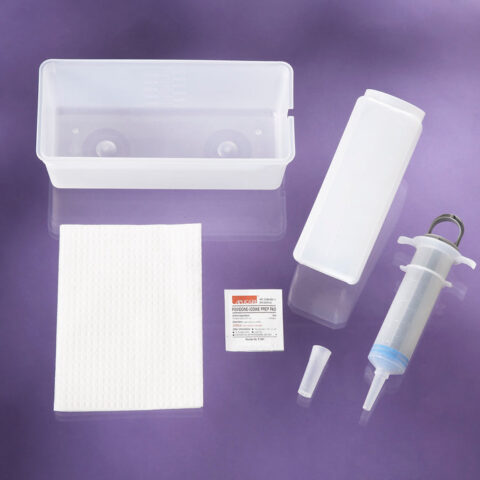 (CS/20) EA/1 IRRIGATION TRAY W/ PISTON SYRINGE