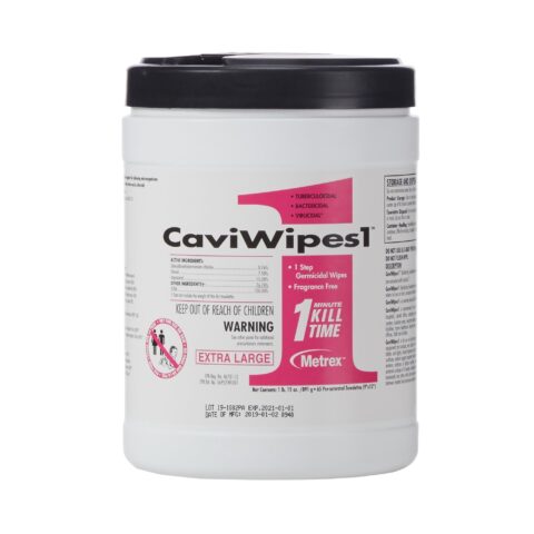 Metrex Caviwipes 13-5150 Disinfecting Towelettes (Pack of 3)