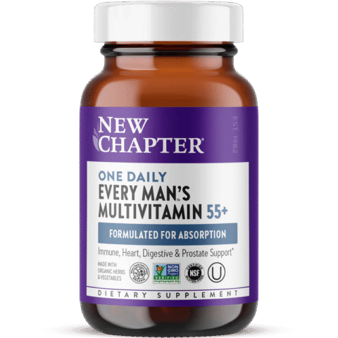 New Chapter:  Every Man's One Daily 55+ Multivitamin