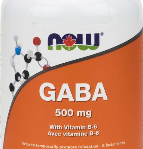 NOW: GABA 500 mg Veg Capsules