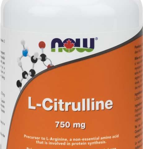 NOW: L-Citrulline 750 mg Veg Capsules