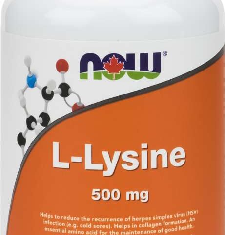 NOW: L-Lysine 500 mg Capsules