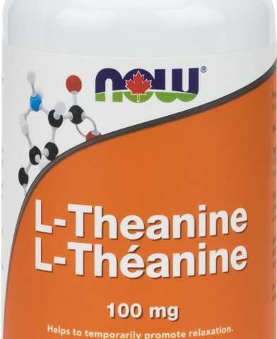 NOW: L-Theanine 100 mg Veg Capsules