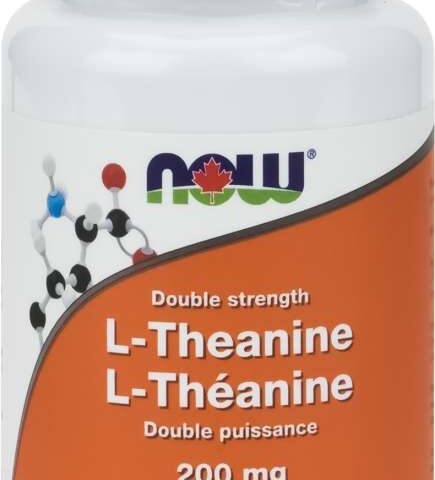 NOW: L-Theanine 200 mg Veg Capsules