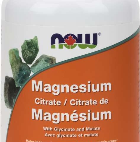NOW: Magnesium Citrate 134 mg Softgels