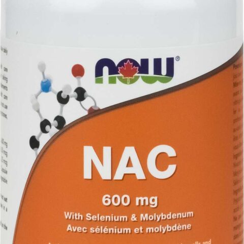 NOW: NAC (N-Acetyl Cysteine) 600 mg Veg Capsules