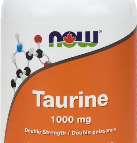 NOW: Taurine 1,000 mg Veg Capsules