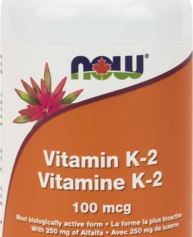 NOW: Vitamin K-2 100 mcg Veg Capsules