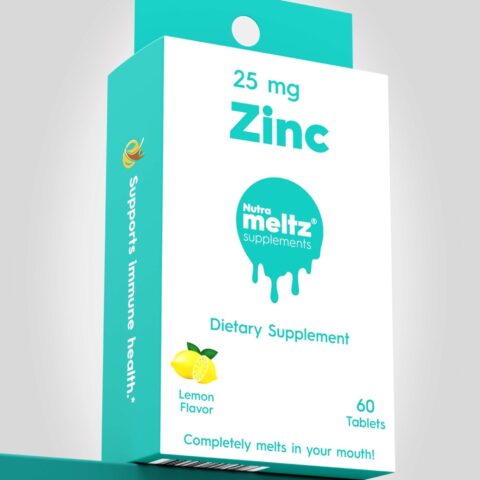 NUTRAMELTZ ZINC 25MG 60 TABLETSNUTRAMELTZ ZINC 25MG 60 TABLETS