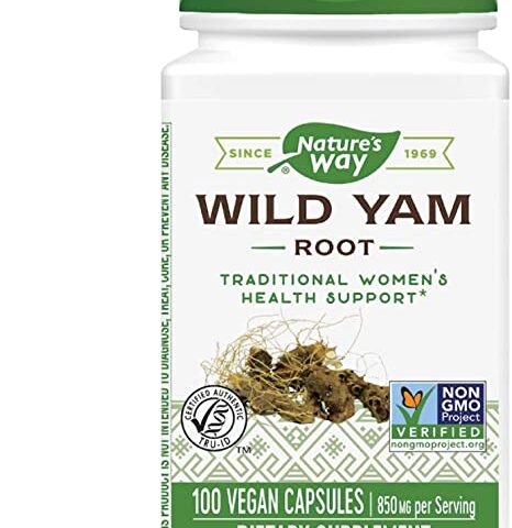 Nature's Way: Wild Yam Root / 100 capsules