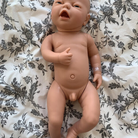 Newborn Doll ~ for teaching Breastfeeding or newborn care
