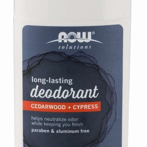 NOW: Long-Lasting Deodorant Stick, Cedarwood + Cypress