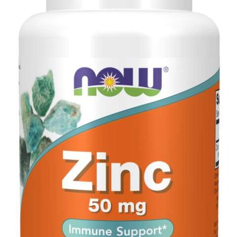 Now: Zinc 50 mg Tablets