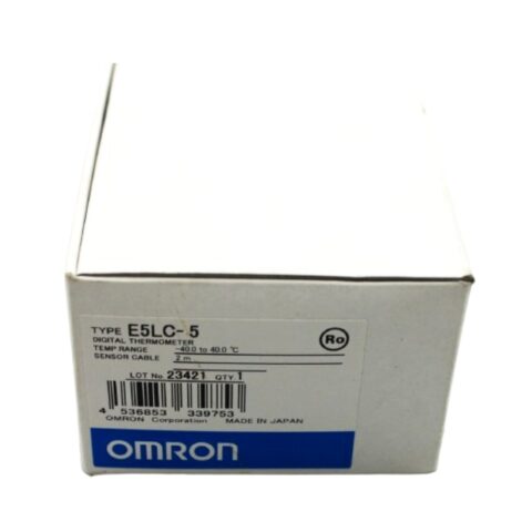 Omron E5LC Series 1 Row x 3-Digits Digital Thermometer E5LC-5