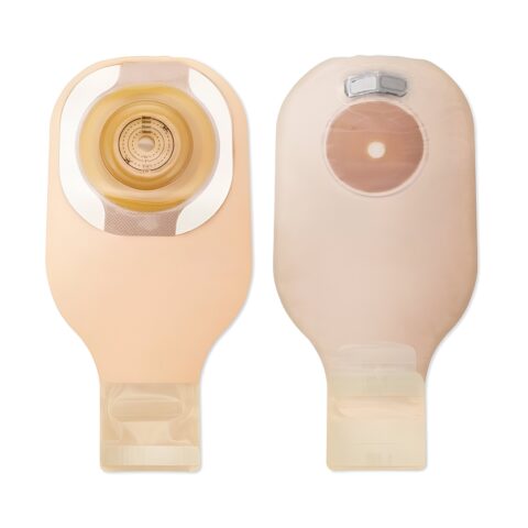 Premier Convex Drainable Ostomy Pouch – Cut-to-Fit, Beige, Box of 5
