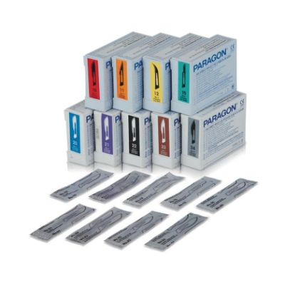 Paragon® Disposable Sterile Blades, #20 (Box 100 pcs)