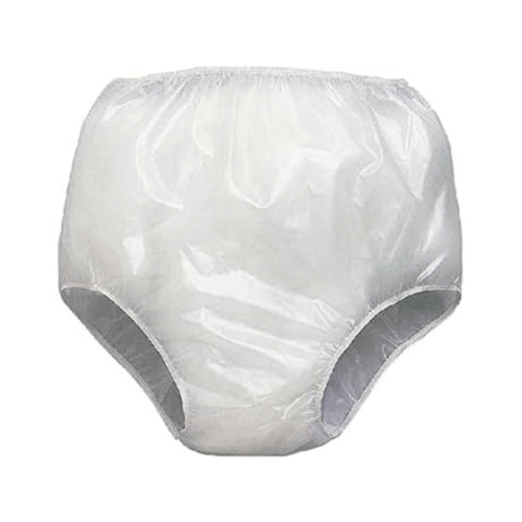 Pk/3 Priva Pull-On Vinyl Pant Xl (42-52") Reusable Waterproof Unisex Elastic Waist & Leg Latex-Free
