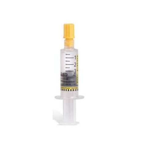 PosiFlush Heparin Lock Flush Syringe - Box 100 pcs