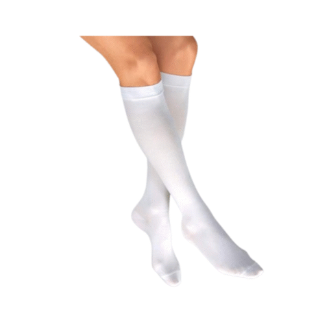 Pr/1 Jobst Anti-Embolism Stockings, Knee High, Xl, Long, White