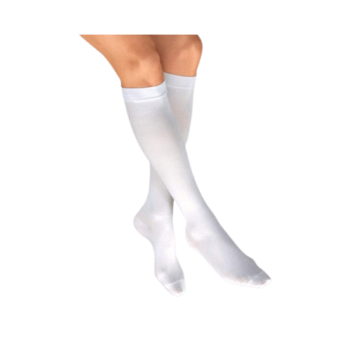 Pr/1 Jobst Anti-Embolism Stockings, Knee High, Xl, Regular, White
