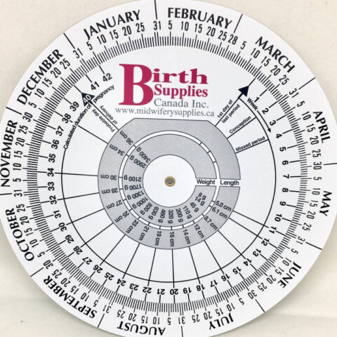 Pregnancy Gestation Wheel ~ 5" BSC