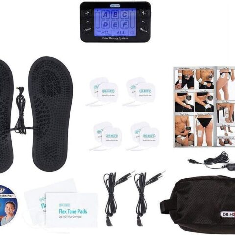 Professional DR-HO'S Pain Relieve Therapy System Unit (Black) Body Relief Kit
