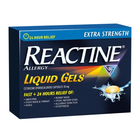 Reactine: Allergy Liquid Gels – Extra Strength