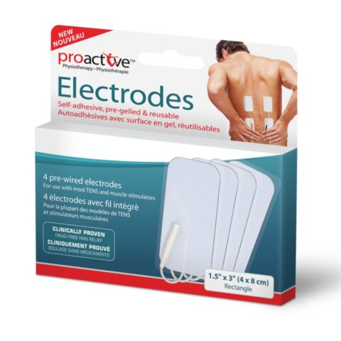 ProActive™ Self Adhesive TENS Electrodes, 1.5" x 3" - Rectangle